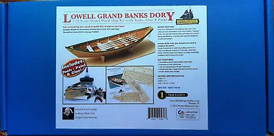 Model Shipways Lowell Grand Banks Dory With Tools 1:24 Scale Brand New • $25.98