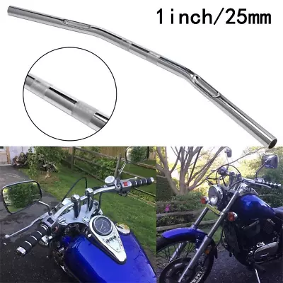 1  Drag Z Bar Handlebar For Honda Yamaha Shadow VT700 750 1100 VTX 1300 VTX 1800 • $42.12