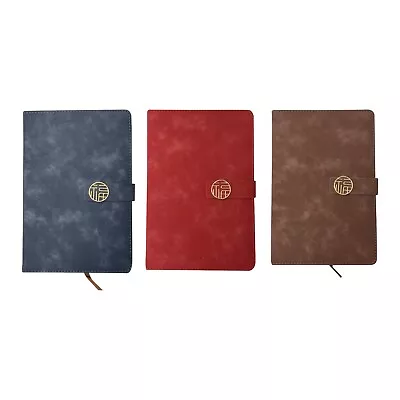 Lined Notebook A5 Ruled Notepad Hardback Journal Premium Book With Closure • £4.99