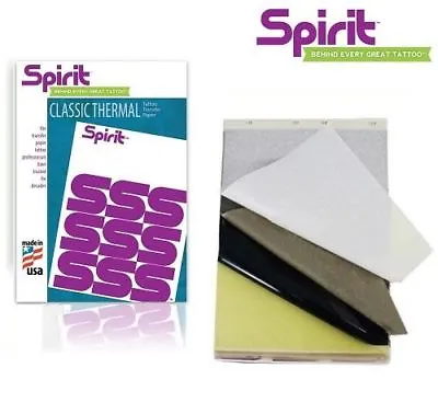 £49.99 • Buy Spirit Thermal Carbon Paper - A4 Tattoo Transfer -  Authentic UK - Fast Delivery