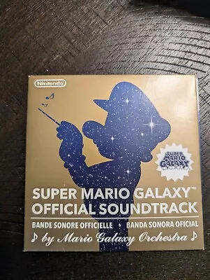 Super Mario Galaxy Official Nintendo Soundtrack Music Audio CD 28 Tracks 2007 • $12