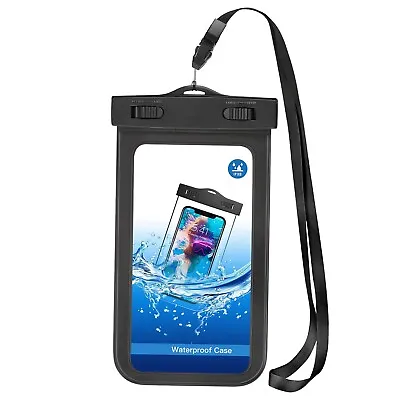 Waterproof Case Transparent Bag IPX8 Pouch Cover Touch L3P For Cell Phones • $13.70