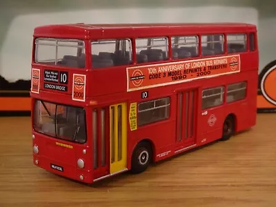 Efe 10 Years Lbrt London Transport Daimler Fleetline Bus Model 1:76 Code 3 Anv4 • £20.49