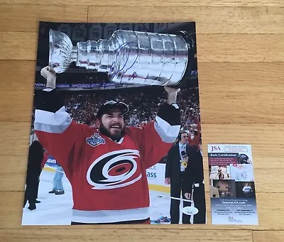Mark Recchi NHL HOFer Signed Autograph Carolina Stanley Cup 11x14 Photo JSA COA • $39.99