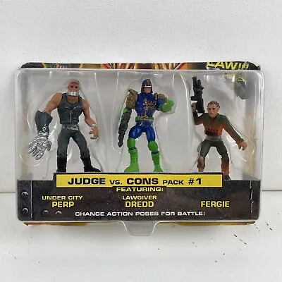 🔥Judge Dredd - Judge Vs. Cons Pack #1 Mattel 1995 VTG🔥 • $16