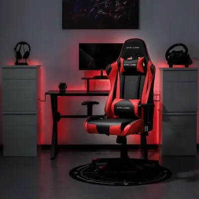 Red & Black GTRacing Gaming Chair For Serious Gamers Only In The Box Brand New • $78