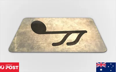 Mouse Pad Desk Mat Anti-slip|vintage Musical Music Note #15 • $9.62