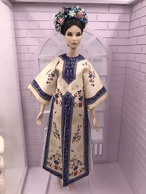 1/6 Doll Outfit Qing Dynasty Robe ￼Dress For Poppy Parker Integrity Toys ￼Q3 • $99.99