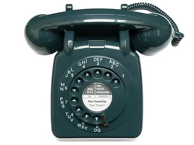 Vintage 1960s Retro GPO 706 Dial Telephone - Blue - Fully Refurbished • £79.99