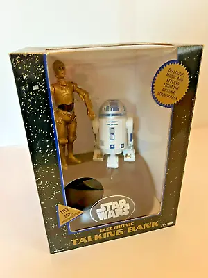 Disney STAR WARS C3PO & R2D2 Electronic Talking Bank - Thinkway #13902 (NIB) • $39.20