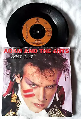 ADAM & THE ANTS - Ant Rap 7  Vinyl Single VG/VG 1981 • £4.62