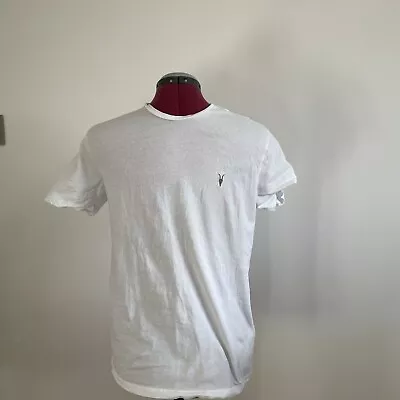 All Saints Men's White T Shirt Size Small • £1.99