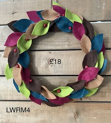 Handmade Christmas Door Wreath • £12