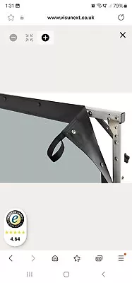 Celexon Fast Fold Screen Mobile Expert Rear Projection 4:3  Flight Case • £200