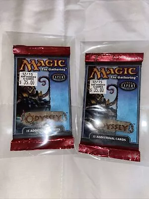 MTG: ODYSSEY Sealed Booster Pack - Magic The Gathering - 2 Packs SAVE! • $17