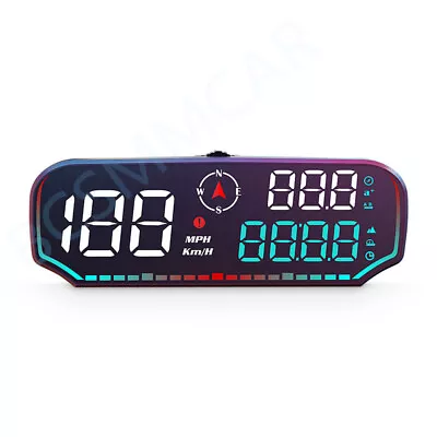 GPS Speedometer Alarm Speed Satellite Timing For HUD Car Digital Head Up Display • $34.10