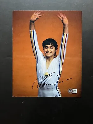 Nadia Comaneci Hot Signed Autographed Olympic Gymnast 8x10 Photo Beckett BAS Coa • $70