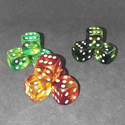 15mm Blitz D6 Spot Dice Various Colours And Quantities RPG/War Gamming • £1.95