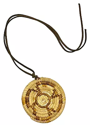 California Mission Basket PENDANT NECKLACE KUMEYAAY KUMIAY Native Diegueno • $79