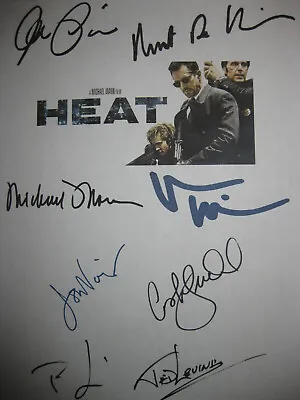 Heat Signed Film Script X8 Al Pacino Robert De Niro Val Kilmer Tom Sizemore RPNT • $19.99