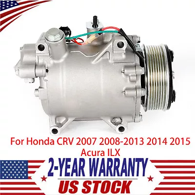 A/C Air Conditioner Compressor For Honda CRV 2007 2008-2013 2014 2015 Acura ILX • $105