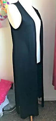 Long Maxi  Fine Knit Waistcoat/ Dress Size 20 Immaculate Condition • £5.99