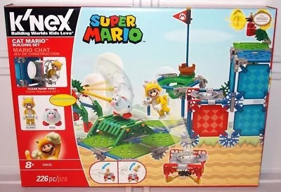 K'NEX Nintendo Super Mario Bros Cat Mario KNEX Building Toy Figure Play Set RARE • $74.95