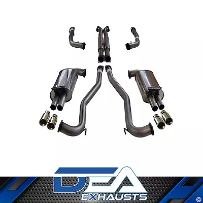 Twin 3  Stainless Cat Back Exhaust XPS For Commodore VE VF Ute With Angle Tips • $1650