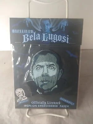 Bela Lugosi Iron-On Embroidered Dracula Patch Retro-a-go-go! • $18.32