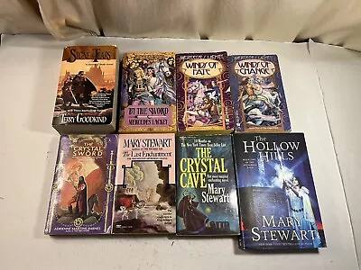 Vtg PB Lot Fantasy Adventure Magic Books Lot Of 8: Mary Stewart Mercedes Lackey • $19.95