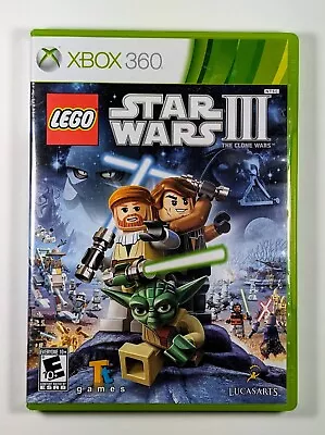 LEGO Star Wars III: The Clone Wars (Microsoft Xbox 360) Complete Tested 100% • $5.99