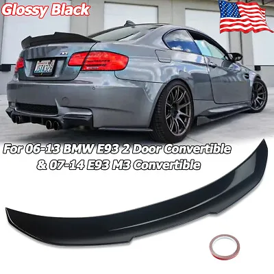 $92.98 • Buy PSM Style Painted Wing Spoiler For 2007-2013 BMW 3 Series E93 2Dr Convertible M3