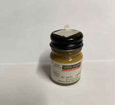 Testors Model Master Brass Acryl 0.5 Oz. • $4.99