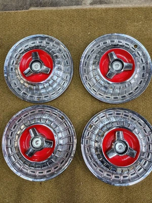 $100 • Buy 4 1966 66 1967 67 Mercury Hubcaps Wheel Covers Center Spinner Cap 