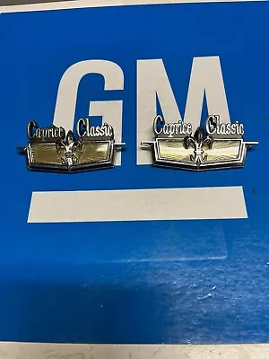 NOS Chevy Caprice Classic Emblem Panel Classic Vintage Ornament 77-90 Lot GM • $129