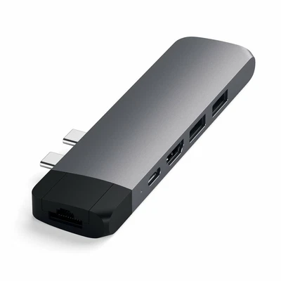 $139.49 • Buy Satechi USB-C Pro Hub 4K HDMI/USB-A/SD/Micro SD/Ethernet Adapter Space Grey