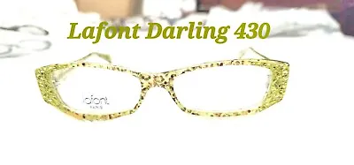 JEAN LAFONT Darling 430 Green Womens Rectangle Eyeglasses 51-15-142 • $75