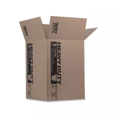 Duck Heavy-Duty Moving/Storage Boxes 18L X 18W X 24H Brown • $30.93