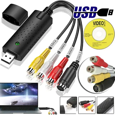 USB 2.0 Audio TV Video VHS To DVD VCR PC DVR HDD Converter Adapter Capture Card  • $8.69