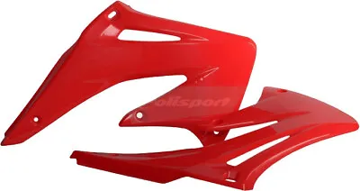 02-'04 For Honda CRF450R POLISPORT Radiator Shroud Red 64-4289 • $54.99