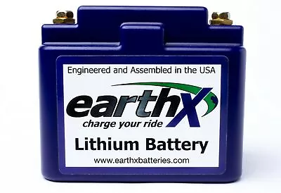 EarthX ETX12A Lightweight Lithium LiFePO4 Motorcycle Starter Battery • $169