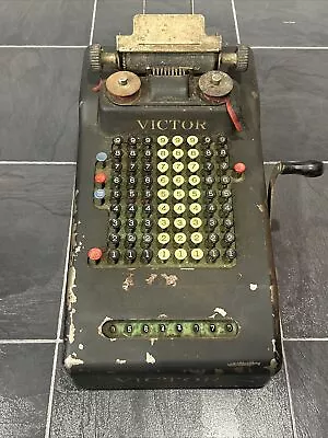 VICTOR Adding Machine Cash Register 1920s Antique • $69.99