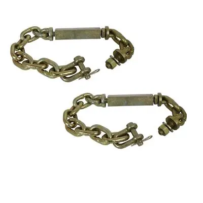 2 Universal 3 Three Point Hitch Chain Stabilizer Turnbuckle Sway • $41.99