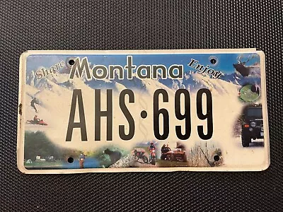 Montana License Plate Ahs 699 Share Enjoy Dirt Bike Jeep 4 Wheeler Off Road • $9.99