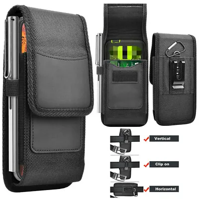 For Motorola Moto G 5G (2022) Case Nylon Belt Clip Holster Phone Carrying Pouch • $8.88