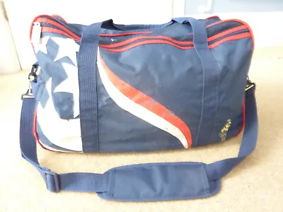 Genuine Vintage Olympic Atlanta 1996 Blue Sport/Gym Duffel Bag W/ Shoulder Strap • £30