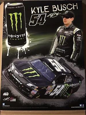 Kyle Busch- Monster Energy Poster • $9