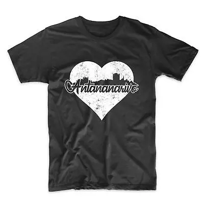 Men's Antananarivo Shirt - Retro Antananarivo Madagascar Skyline Heart T-Shirt • $19.99