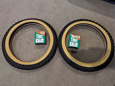 Two(2) 16x2.125 Duro Bicycle Tires N Tubes Comp 3 Style  Black/ Gumwalls • $36.99