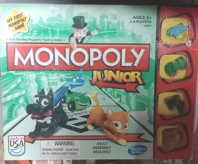 Hasbro Monopoly Junior Board Game • $0.99